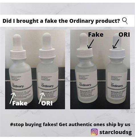are there fake the ordinary products
